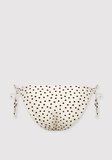 Puantiye Desenli Ekru Bikini Altı 1914096-70053
