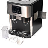 Gustoso Buz Yapıcı - Crush Ice & Küp Buz & Soğuk Su Hazneli 3in1 LCD Dokunmatik Ekranlı Akıllı Inox Buz Makinesi