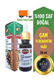 %100 SAF ÇAM TEREBENTİN YAĞI 20ML - DOĞAL RAHATLIK & AROMATERAPİ (PINE TURBENTINE OIL) 20ML