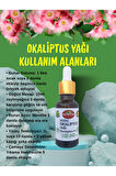 %100 SAF OKALİPTUS UÇUCU YAĞI 20ML - NEFES AÇICI & DEZENFEKTAN (EUCALYPTUS OIL) 20ML
