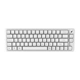 HAWK GAMING HK251W Membrane RGB Kablosuz/Bluetooth Beyaz %65 Türkçe Gaming Klavye