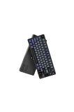 Hawk Gaming HK255GP Membrane LCD RGB Kablosuz/Bluetooth Siyah Gri %75 Türkçe Gaming Klavye