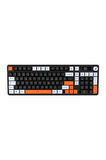Hawk Gaming HK258BW Membrane LCD RGB Kablosuz/Bluetooth Siyah Turuncu Full Türkçe Gaming Klavye