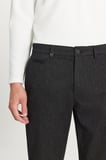 Pamuklu Regular Fit Normal Kesim Diagonal Desenli Yan Cepli Esnek Casual Pantolon