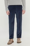 Pamuklu Slim Fit Dar Kesim Desenli Yan Cepli Pantolon