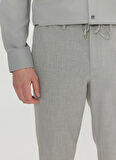 Altınyıldız Classics Bağlamalı Bel Normal Paça Jogger Gri Erkek Pantolon ACE001261525_GRI