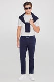 Pamuklu Slim Fit Dar Kesim Yan Cepli Esnek Chino Pantolon