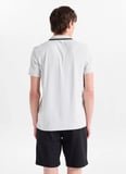 Altınyıldız Classics Gri Erkek Slim Fit Geometrik Desen Polo T-Shirt ACE091262670
