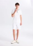 Altınyıldız Classics Ekru Erkek Slim Fit Geometrik Desen Polo T-Shirt ACE091262670