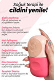 Sheland Pro Temizleme Fırçalı Ice Cube Buzlu Yüz Masajı Gua Sha Face Roller Doğal Cilt Bakım Aleti