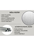 UBM Duşakabin Krom Kare Mika Camlı 100x100 (Teknesiz)