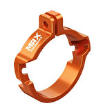 Max Perform. Salyangoz Egzoz Flanş Koruma-Turuncu (Ktm Husqvarna Gasgas 24-25 TBI 2T 250/300 uyumlu)