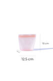 Mood Hava Sızdırmaz Kilitli Silikon Saklama Torbası 250 ml | Pembe