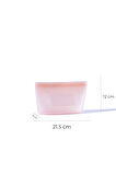 Mood Hava Sızdırmaz Kilitli Silikon Saklama Torbası 680 ml | Pembe