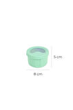 Pastel Hava Sızdırmaz Yuvarlak Silikon Saklama Kabı 150 ml | Yeşil