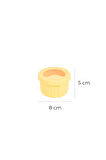 Pastel Hava Sızdırmaz Yuvarlak Silikon Saklama Kabı 150 ml | Sarı