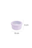 Pastel Hava Sızdırmaz Yuvarlak Silikon Saklama Kabı 400 ml | Mor