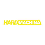 Hard Machine Sticker 17x17 Cm Sarı