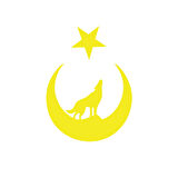 Bozkurt Türk Bağyrağı Sticker 17x17 Cm Sarı