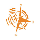 Dakar Pusula Sticker 17x17 Cm Turuncu