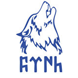 Bozkurt ve Türk Sticker 17x17 Cm Mavi