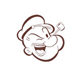 Temel Reis Araba Sticker 17x17 Cm Kahverengi