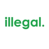 İllegal Araba Sticker 17x17 Cm Yeşil