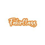 Fakir Class Araba Sticker 17x17 Cm Turuncu