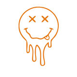 Eriyen Surat Araba Stickeri 17x17 Cm Turuncu