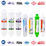 OverWater Kapalı Kasa Su Arıtma Cihazı 7 li Inline Filtresi Seti Aşamalı ( Membransız Set ) FIN70MAD