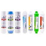 OverWater Açık Kasa Su Arıtma Cihazı 7 li Filtresi Seti Aşamalı ( Membransız Set ) FKN70MAD