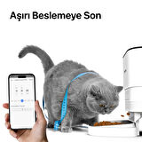 Xenon Smart Akıllı Otomatik Kameralı Kedi Tuvaleti Paslanmaz Çelik Kaseli Mama Kabı Bataryalı Su Pınarı ve Filtre 4'lü Pet Seti