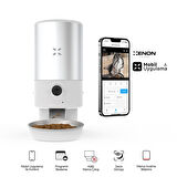 Xenon Smart Akıllı Otomatik Kedi Tuvaleti Paslanmaz Çelik Kaseli 5LT Hazneli Mama Kabı Led Işıklı Su Pınarı ve Filtre 4'lü Pet Seti