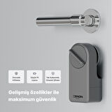 Xenon Smart Akıllı Motorlu Kapı Kilidi Sesli Komut Uyumlu Smart Lock ve Zigbee 3.0 & Wi-Fi & Ble Akıllı Gateway Hub Seti