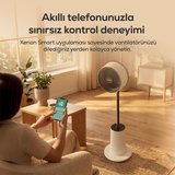 Ayaklı Vantilatör Air Luxe | Akıllı, 120° 3D Salınım, Sıcaklık Sensörlü, 12s Zamanlayıcı (X7433)