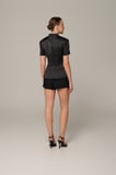 Kadın Siyah Çin Düğmeli Ceket