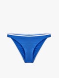 Koton X Sibil Çetinkaya - Renk Kontrastlı Dokulu Kobalt Mavi Bikini Altı