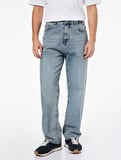 Normal Bel Pamuklu Bol Kalıp Baggy Jean Pantolon