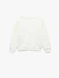 Bisiklet Yaka Fiyonk Detaylı Uzun Kollu Şardonlu Sweatshirt