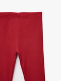Pamuklu Beli Lastikli Kaşkorse Basic Uzun Tayt