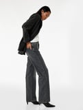 Normal Bel Düz Paça Jean Pantolon - Straight Fit Jean