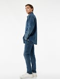 Normal Bel Cepli Pamuklu Slim Fit Jean Pantolon - Brad Jean