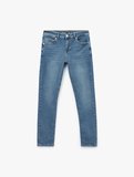 Normal Bel Cepli Pamuklu Slim Fit Jean Pantolon - Brad Jean