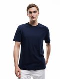 Pamuklu Kısa Kollu Regular Fit Bisiklet Yaka Basic Tişört