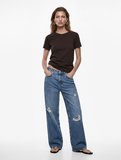 Pamuklu Slim Fit Kısa Kollu Bisiklet Yaka Basic Tişört
