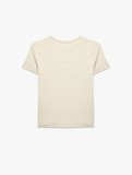 Slim Fit Kısa Kollu Bisiklet Yaka Pamuklu Fitilli Basic Tişört