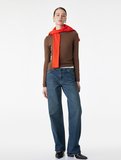 Normal Bel Straight Fit Pamuklu Duble Paça Denim Pantolon - Straight Fit Jean