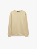 Pamuklu Uzun Kollu Şardonlu Bisiklet Yaka Erkek Basic Sweatshirt