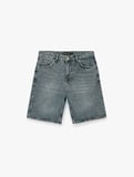 Pamuklu Normal Bel Straight Fit Jean Şort