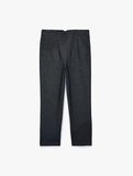 Slim Fit Düz Kısa Paça Viskon Karışımlı Cigarette Pantolon